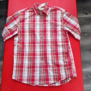Cabela's button up short sleeve shirt men's size M